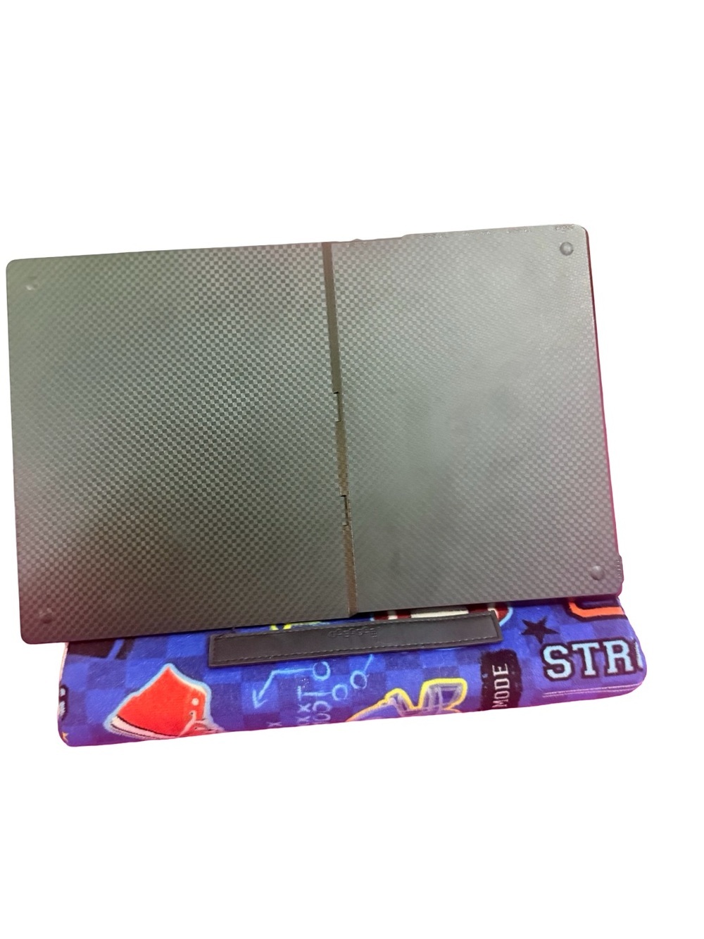 Iscream kids sports print plush folding tablet & laptop sleeve - size 11.5โ x 7โ - Picture 2 of 6